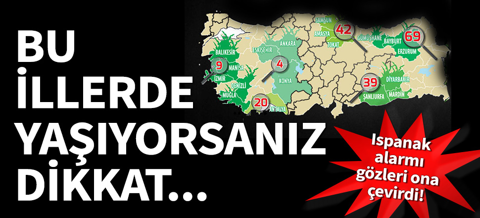 Ispanak vakaları gözleri oraya çevirdi!