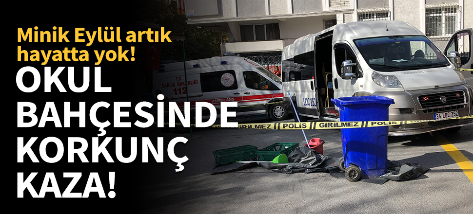 Avcılar'da okul bahçesinde korkunç kaza!