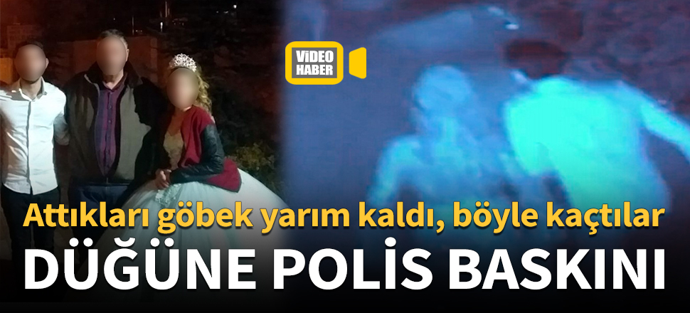 Attıkları göbek yarım kaldı, böyle kaçtılar!