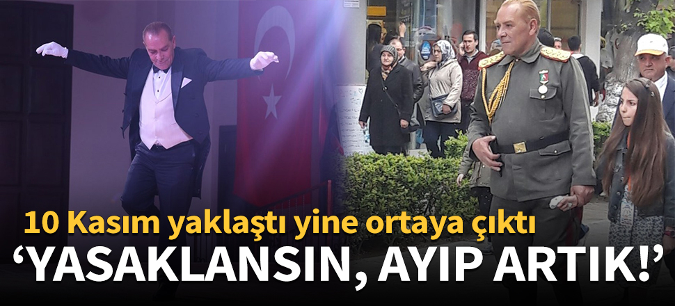 Atatürk'e benzeyen adama tepki yağdı!