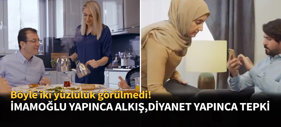 İmamoğlu yapınca alkış, Diyanet yapınca tepki!