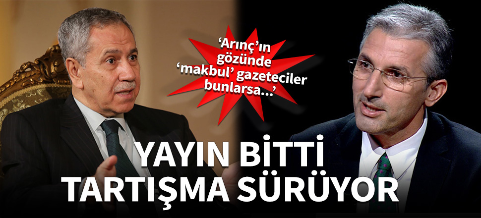 Nedim Şener'den Bülent Arınç'a 'makbul gazeteci' cevabı!
