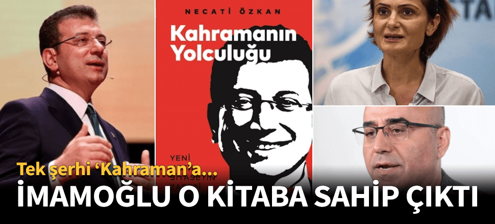 İmamoğlu Kaftancıoğlu'nu kızdıran kitaba sahip çıktı!