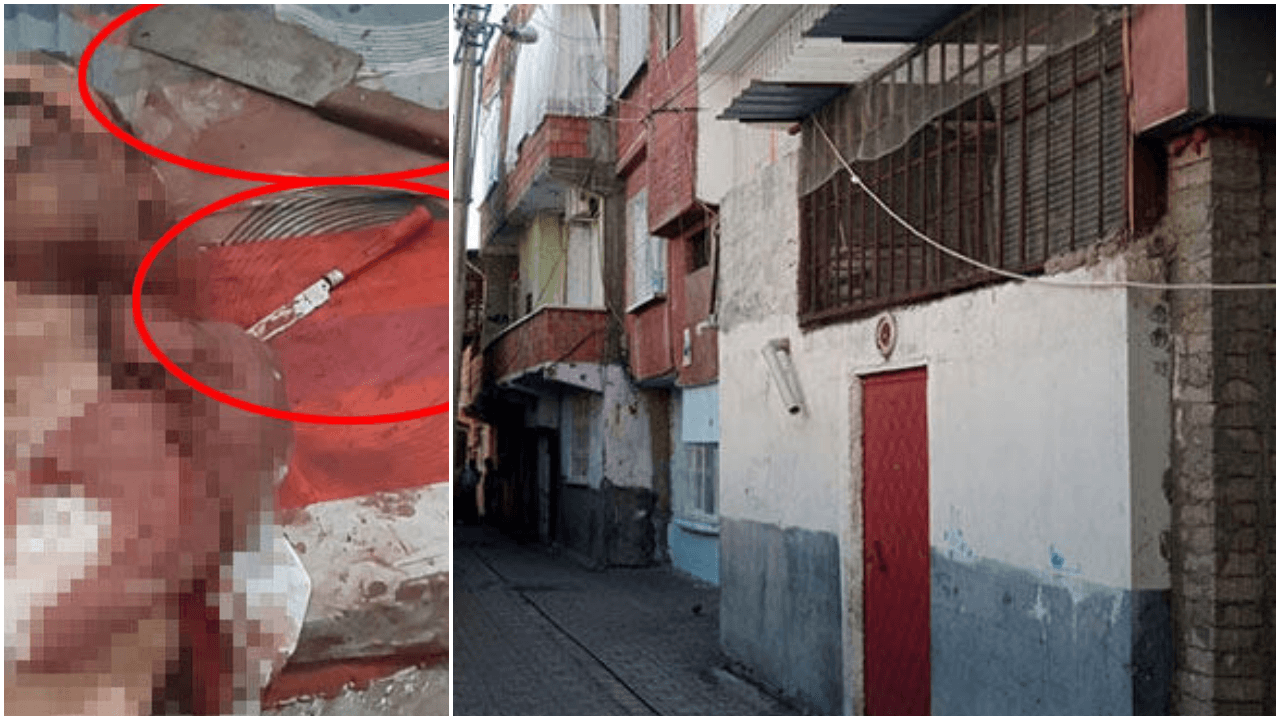 Uyuyan babasının boğazını kesti sonra da...