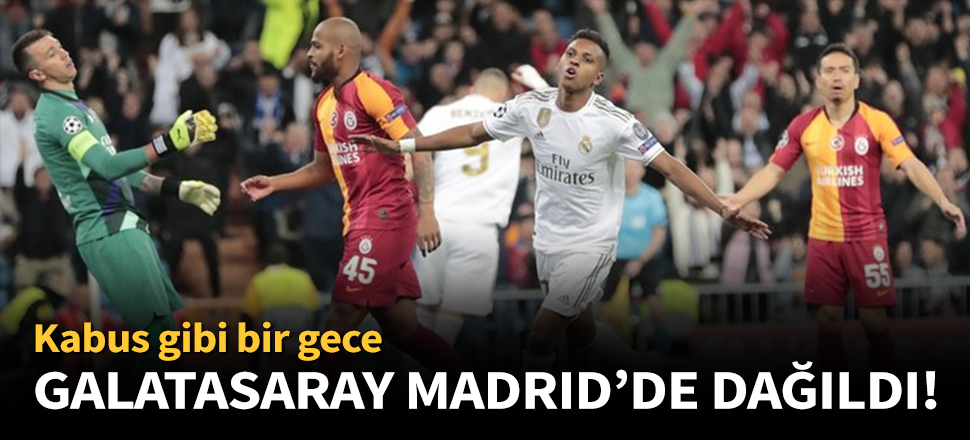 Galatasaray, Real Madrid'e 6-0 mağlup oldu!