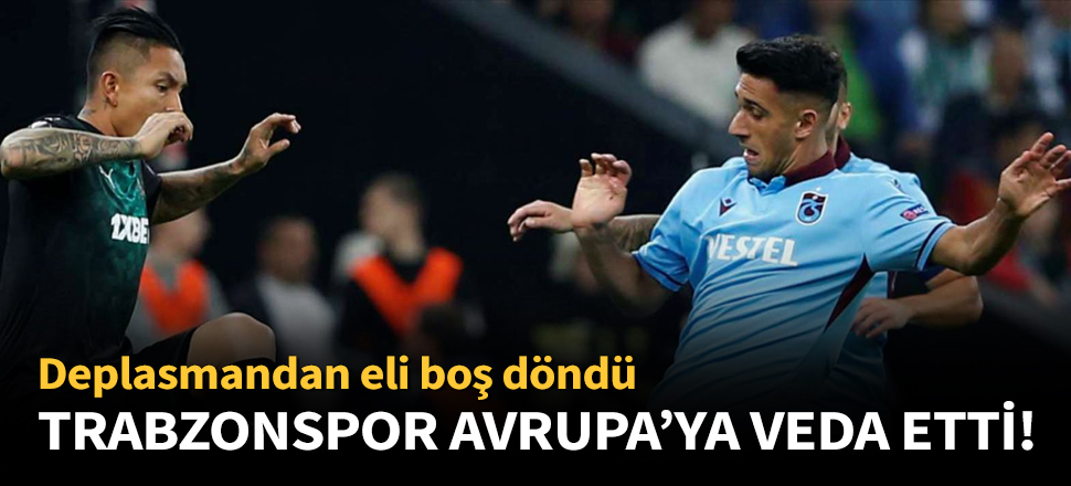 Krasnodar, Trabzonspor'u 3-1 mağlup etti!