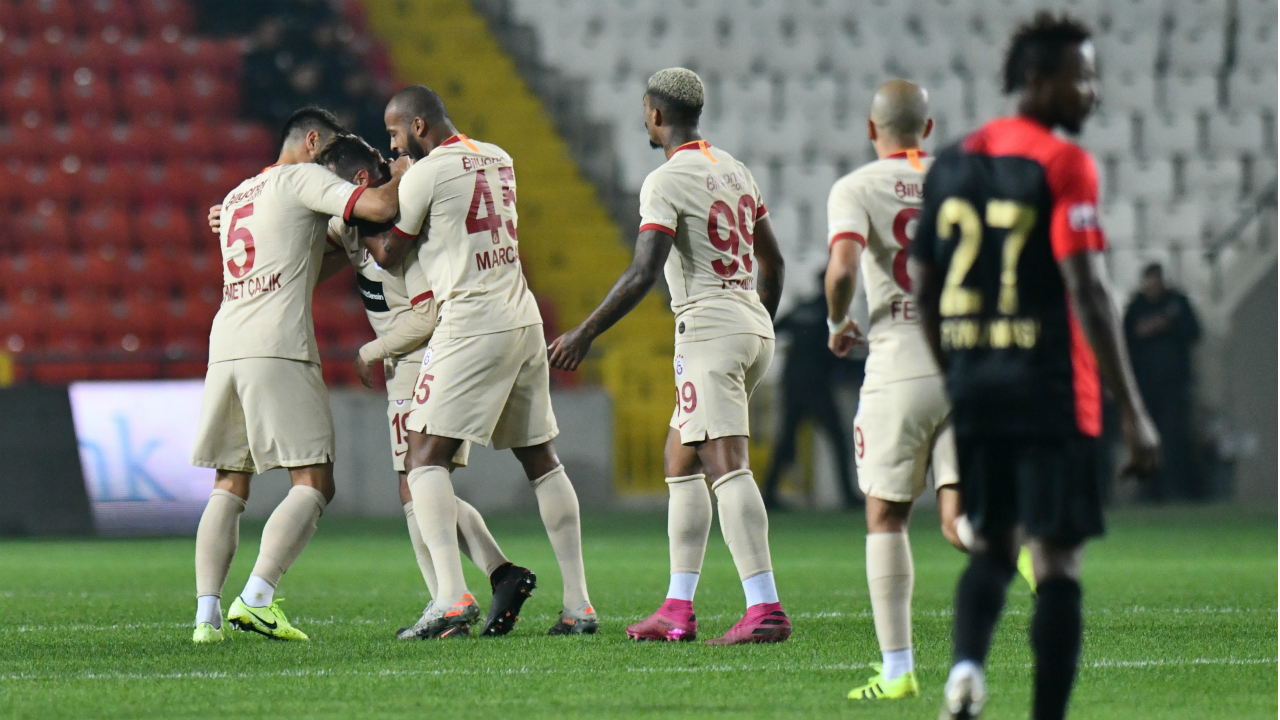 Galatasaray, Gaziantep FK'yı 2-0 mağlup etti!