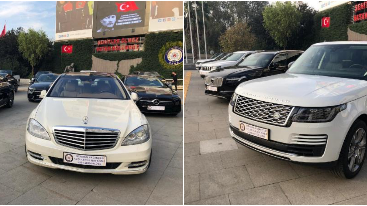 Emniyet Müdürlüğü bahçesi oto galeriye döndü!