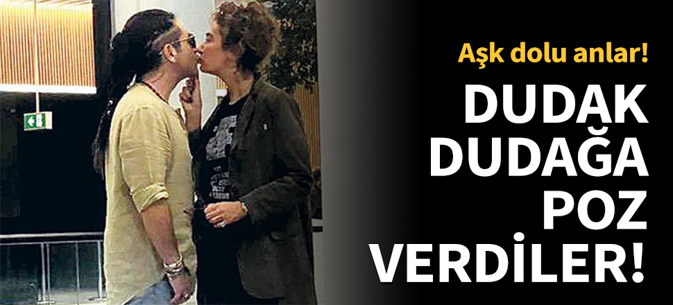 Sıla ve Hazer Amani dudak dudağa görüntülendi!