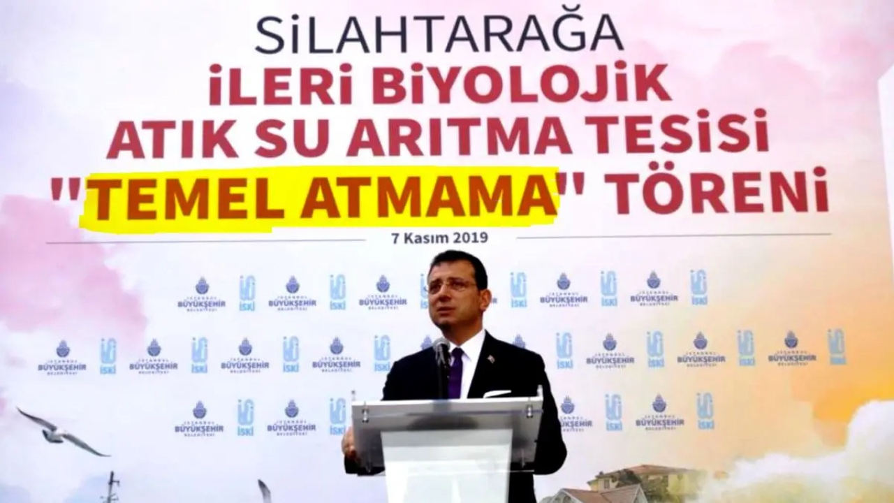 İBB Başkanı ağaçlara kendisini alkışlattı