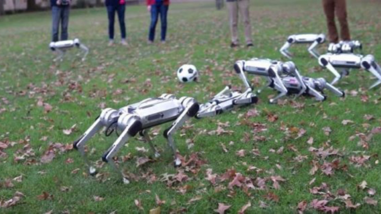 Futbol oynayan robot geliştirildi!