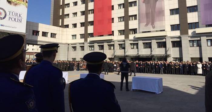 İstanbul Emniyet Müdürlüğü'nde düzenlenen törene Erdoğan da katıldı