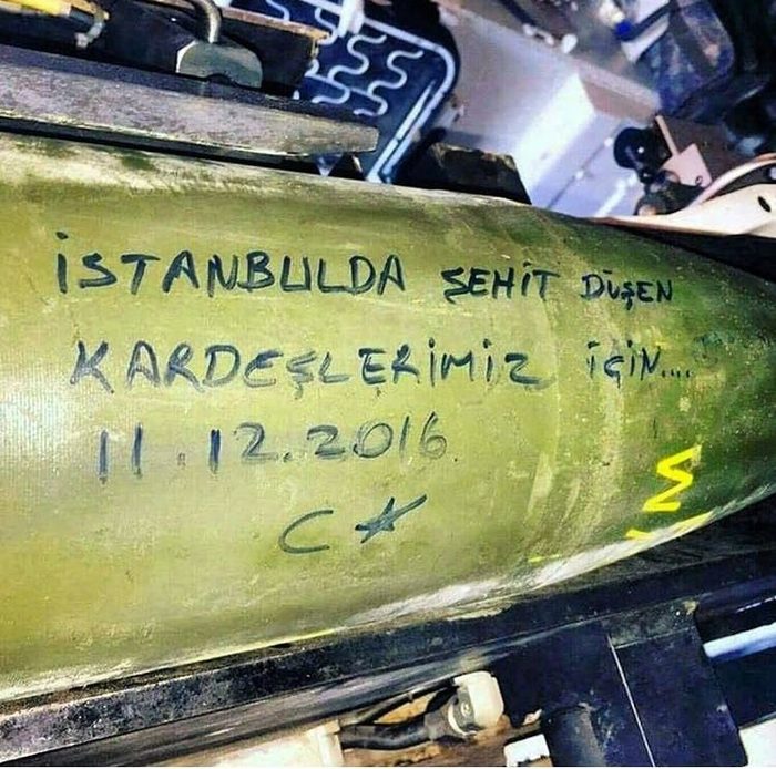 Jetler hain yuvalarını bu notla vurdu