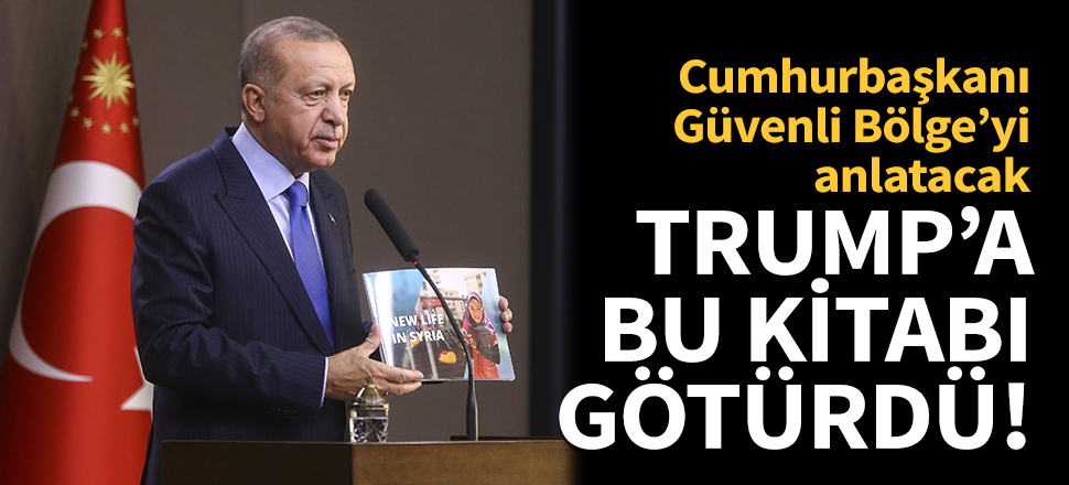 Cumhurbaşkanı Erdoğan, Trump'a kitap götürdü!