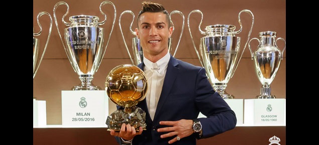 Ballon d'Or 2016'yı Cristiano Ronaldo kazandı