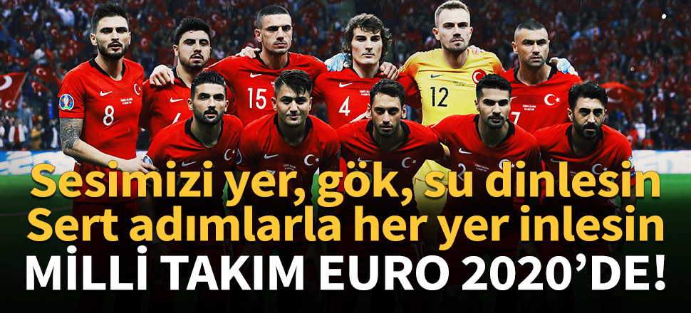 Türkiye EURO 2020'de!!!
