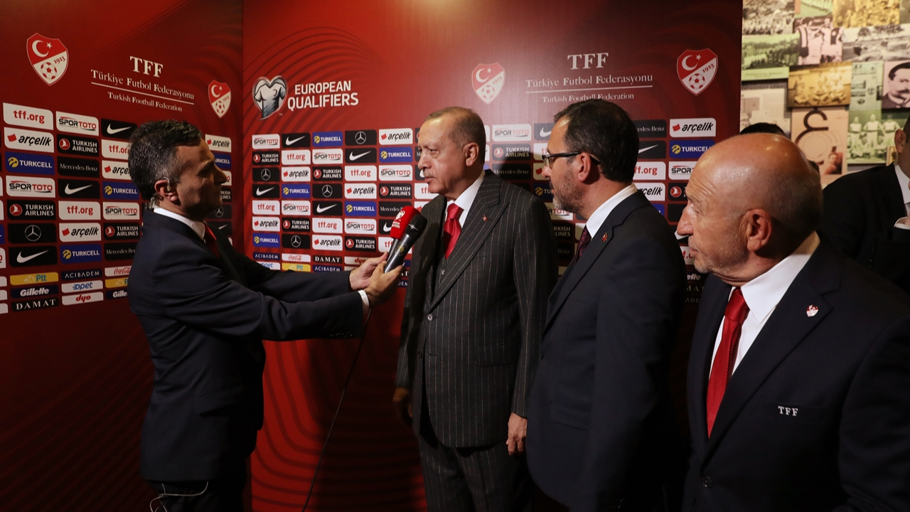 Erdoğan'dan milli maç değerlendirmesi!