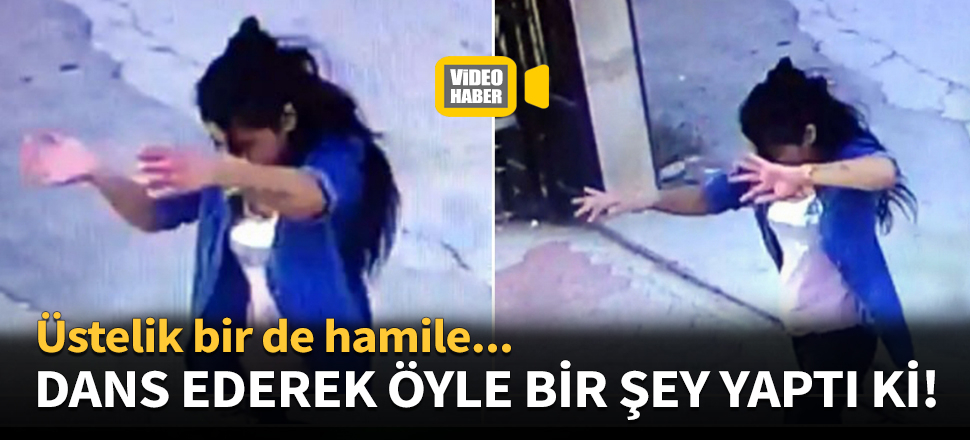 Dans ederek hırsızlık yaptılar!