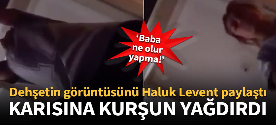 Küçükçekmece'deki dehşetin görüntüsünü Haluk Levent paylaştı!