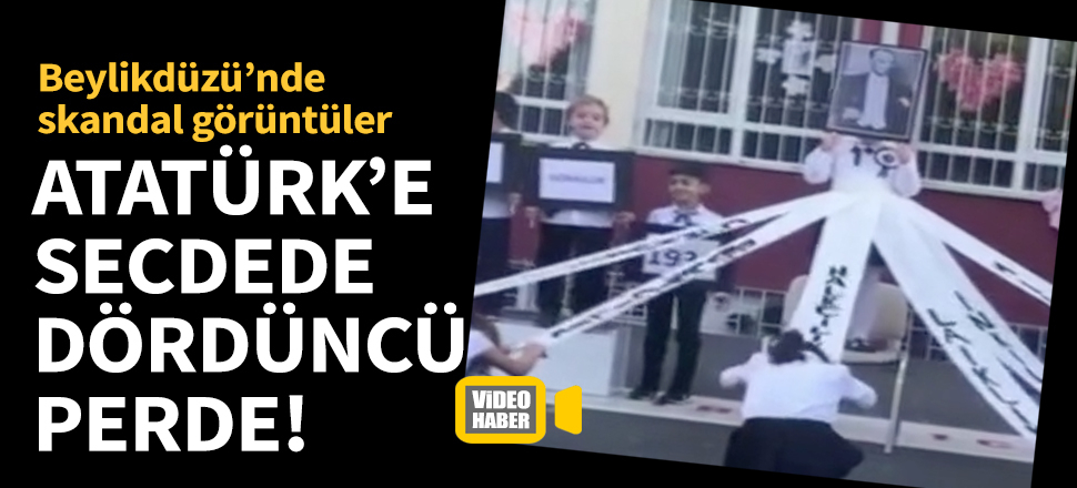 10 Kasım törenlerinde bir skandal görüntü daha!