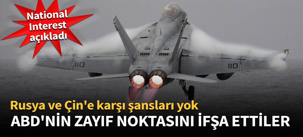 Amerika'nın zayıf noktasını ifşa ettiler