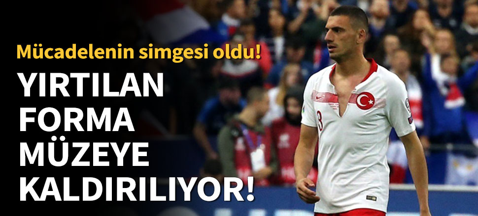 TFF, Merih'in yırtılan formasını müzeye kaldırıyor!