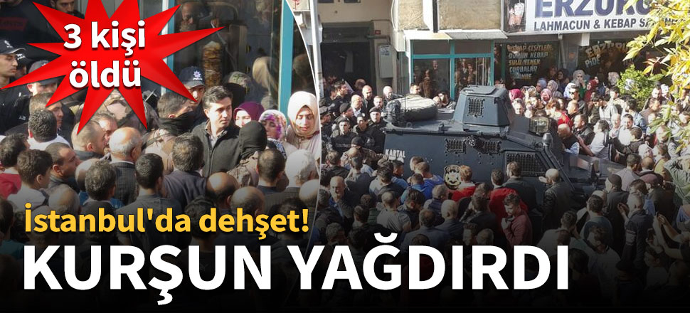 Pendik'te markete silahlı saldırı