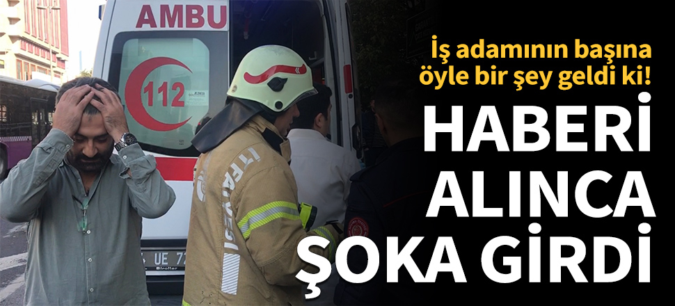 İş adamının bastığı cam kırılınca 4. kattan düştü!