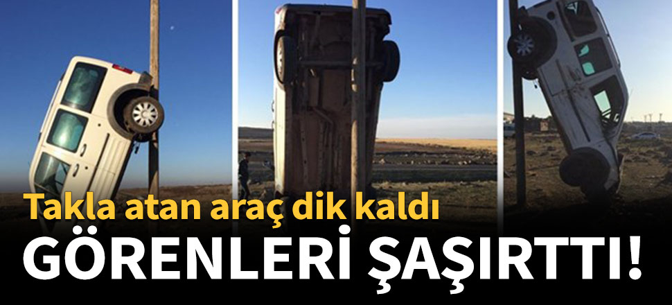 Kaza sonrası ilginç görüntü!