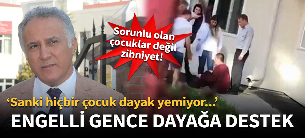 Kayseri'de engelli gence dayağa destek!