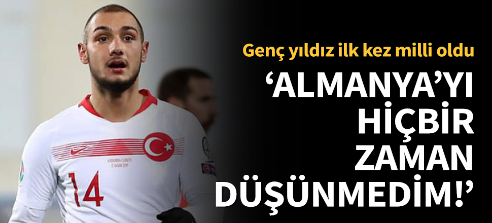 Ahmed Kutucu, ilk milli maçını değerlendirdi!