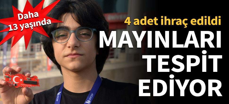 Mayın tespit eden drone üretti