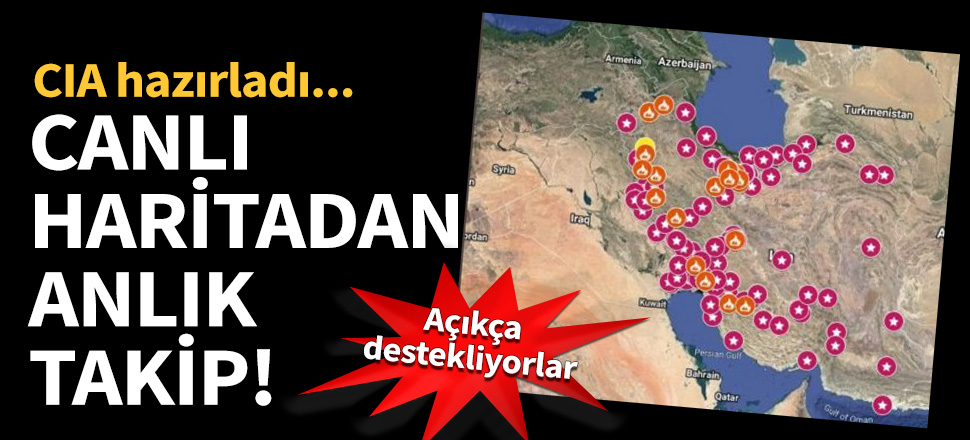 CIA eylemleri canlı haritadan takip ediyor!