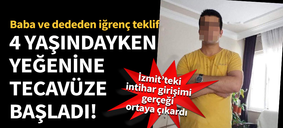 İzmit’teki intihar girişimi iğrenç gerçeği ortaya çıkardı!