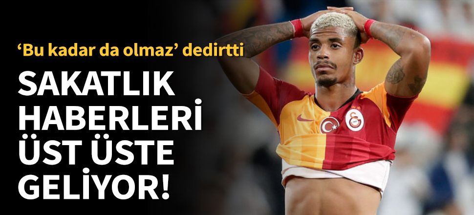 Galatasaray'da bir sakatlık daha!