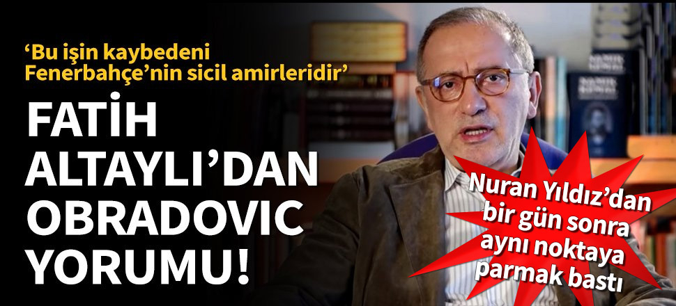 "Bu Obradovic'le oyuncuları arasındaki bir meseledir!"