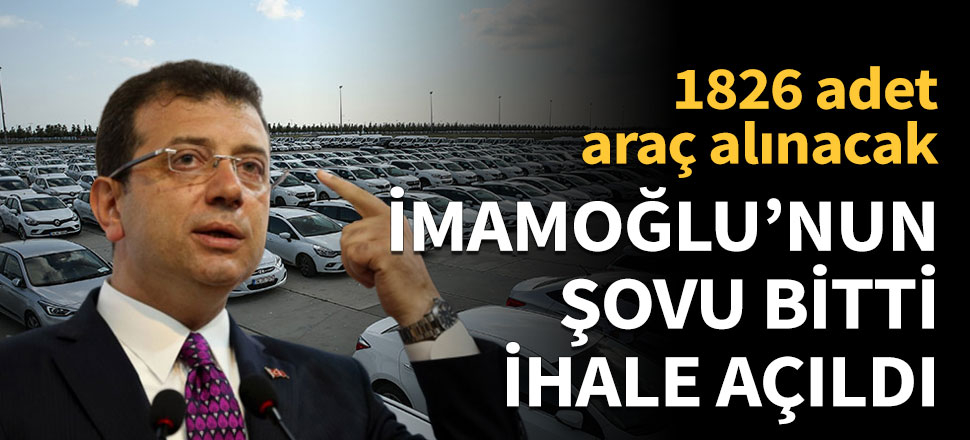 İmamoğlu 1826 adet araç alımı için ihale açtı