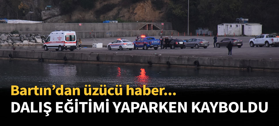 Dalış eğitimi yapan astsubay kayboldu!