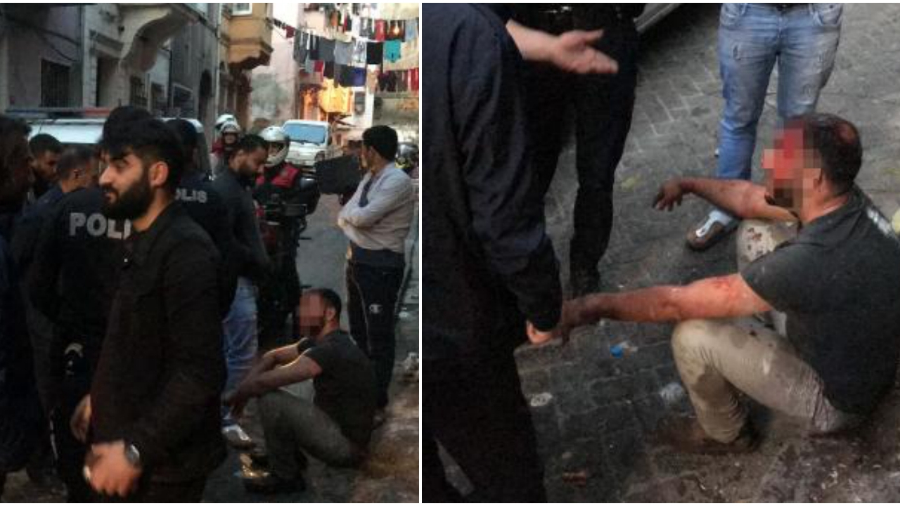 Beyoğlu'nda çocukları taciz eden şahıs linç edildi