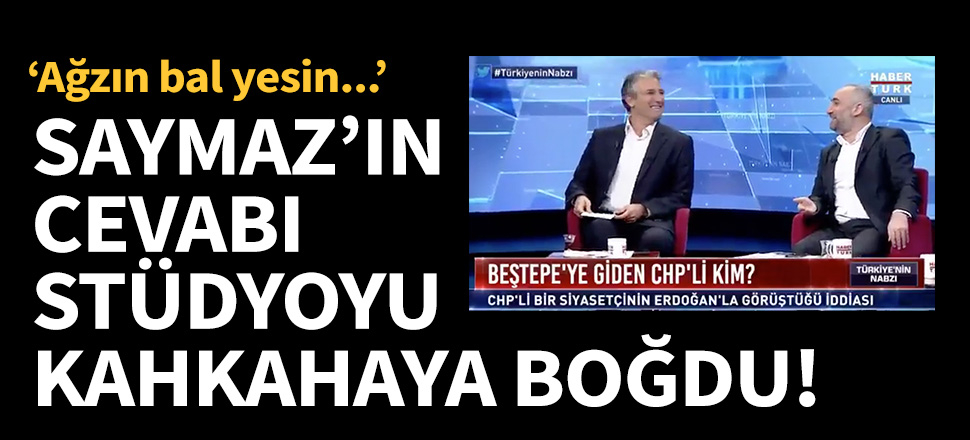 İsmail Saymaz'ın cevabı stüdyoyu kahkahaya boğdu!