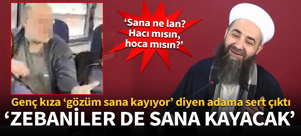 Cübbeli Ahmet, otobüsteki tartışmaya sert çıkıştı!