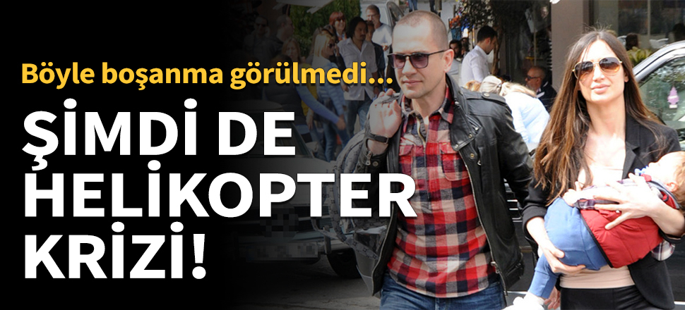 Olay evlilikte helikopter krizi!
