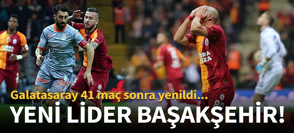 Başakşehir deplasmanda Galatasaray'ı devirdi!