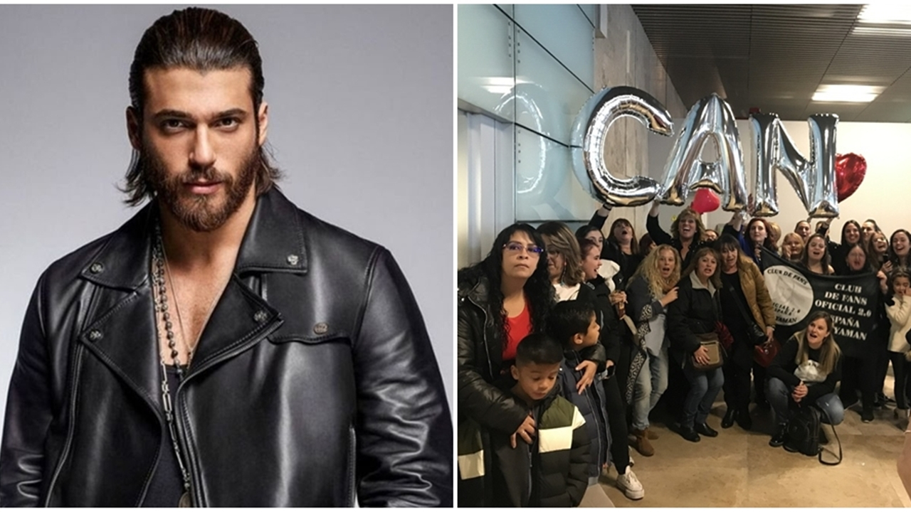 İspanya'da Can Yaman izdihamı...
