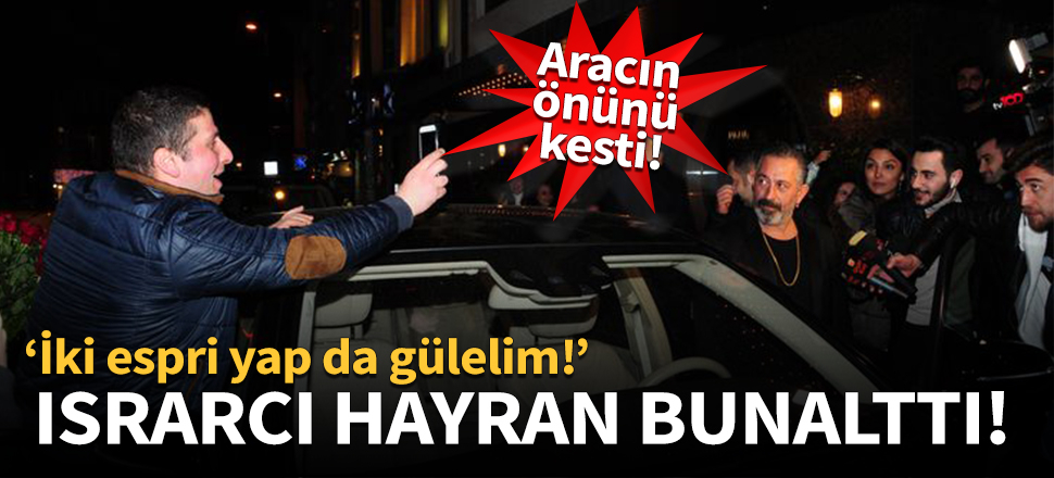 Cem Yılmaz'ı bunaltan hayran...