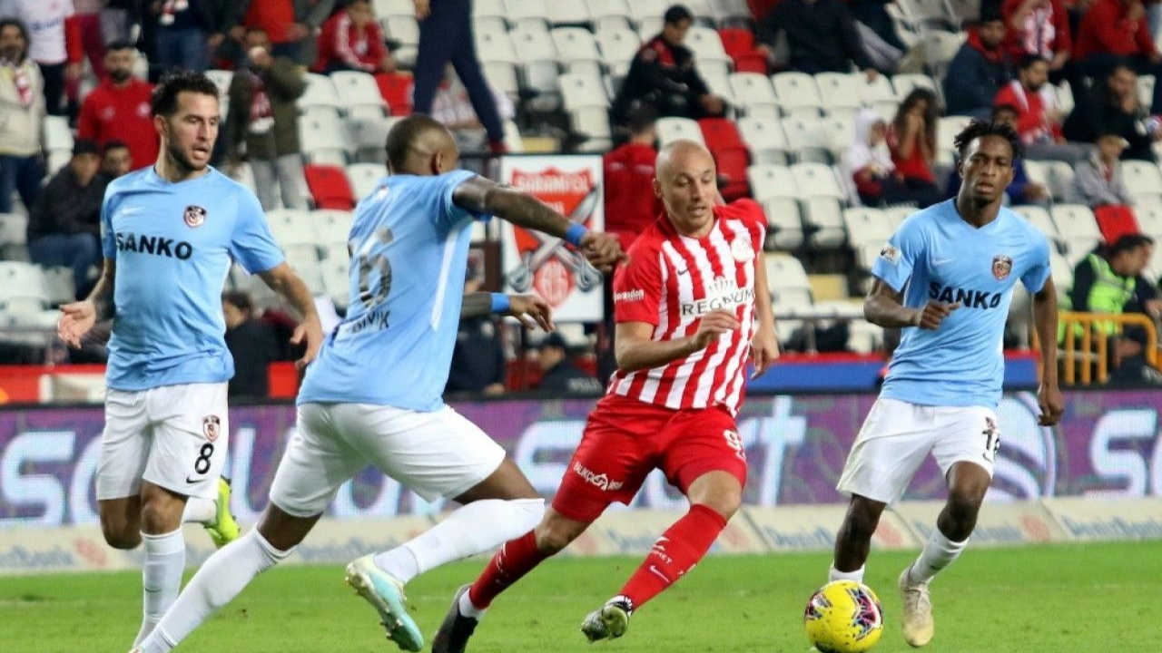 Antalyaspor ile Gaziantep FK 1-1 berabere kaldı!
