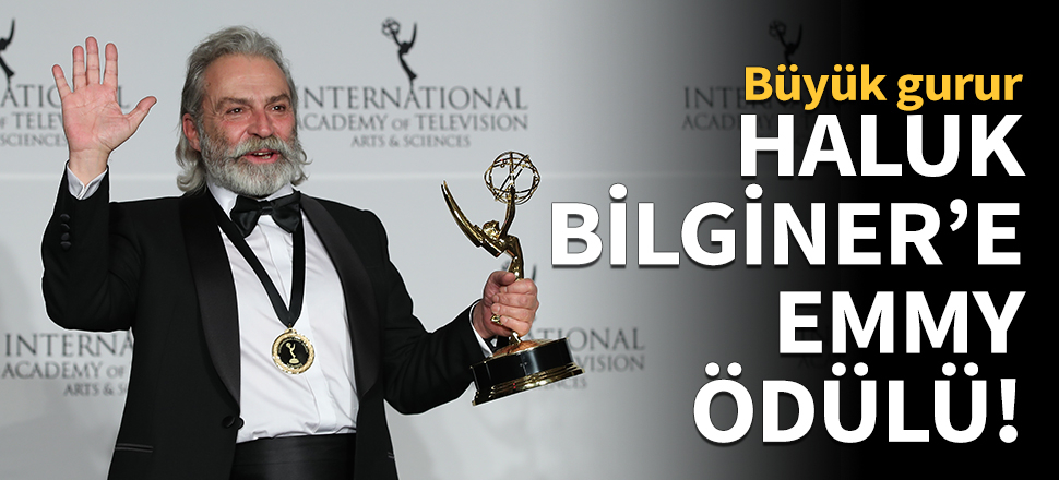 Büyük gurur! Haluk Bilginer'e Emmy Ödülü...