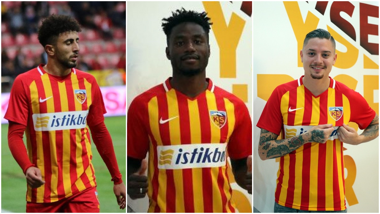 Kayserispor'da 3 futbolcu kadro dışı!