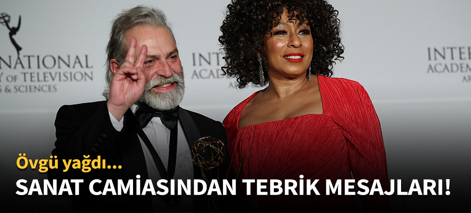 Haluk Bilginer'e tebrik mesajları...