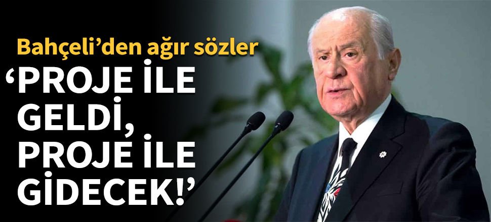 Devlet Bahçeli'den Kemal Kılıçdaroğlu'na ağır sözler!